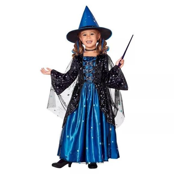 Spirit Halloween Toddler Starlight Witch Costume 3-4T - Picture 1 of 13